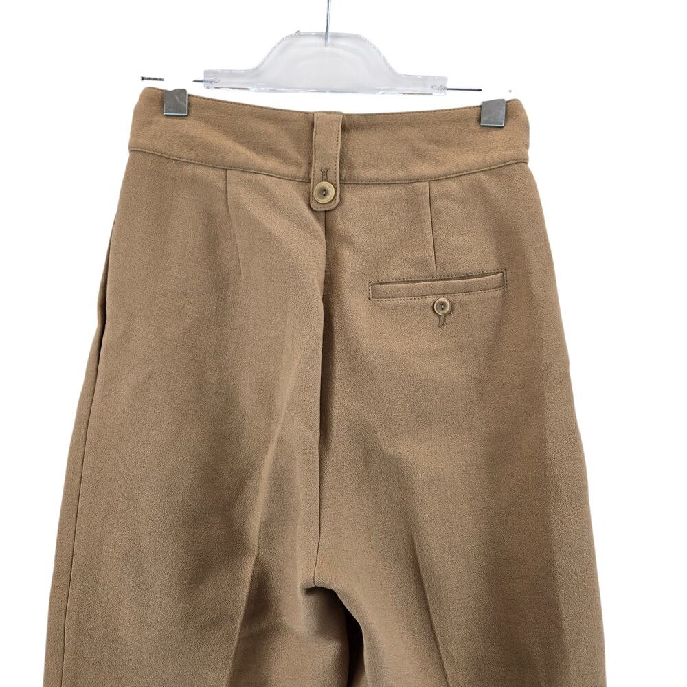 3.1 Phillip Lim Pleated Dress Pants Womens 2 XS Camel Tan High Rise Tapered Leg - Picture 5 of 12